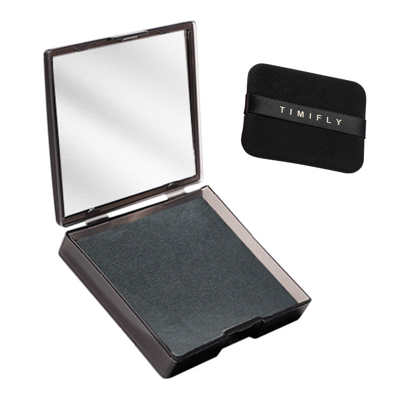 Facial oil-absorbing paper comes with powder puff, cosmetic mirror, facial oil-absorbing tissue, refreshing facial storage, portable 100 pieces