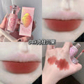 Gege bear cloud veil powder mist lip clay - women's velvet matte everyday nude look whitening lip glaze lipstick