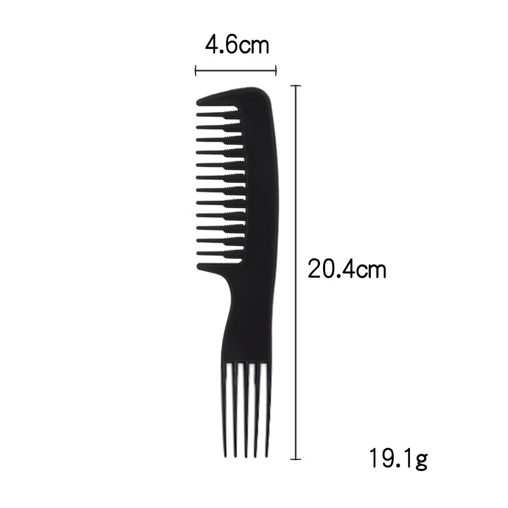 Hairdressing comb cross-border various combs barber shop special comb pointed tail dual-purpose oil head comb can be printed with logo and fixed color