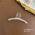 Korean large pearl clip hairpin eleganceelegant female back shark clip hair clip hair clip hair clip