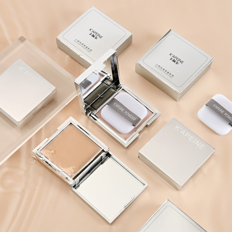 Capel small silver nugget soft focus honey powder loose powder waterproof anti-sweat makeup concealer dry and wet dual-use setting powder