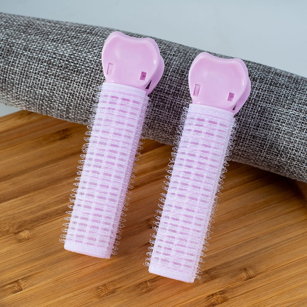 Popular korean style lazy air bangs curl hair root styling fluffy clip self-adhesive hair curl hair clip wholesale