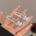 Cool moonstone butterfly hairpin for women accessible luxuryclassy exquisite hairpin cold style casualeasiest for match one-word clip