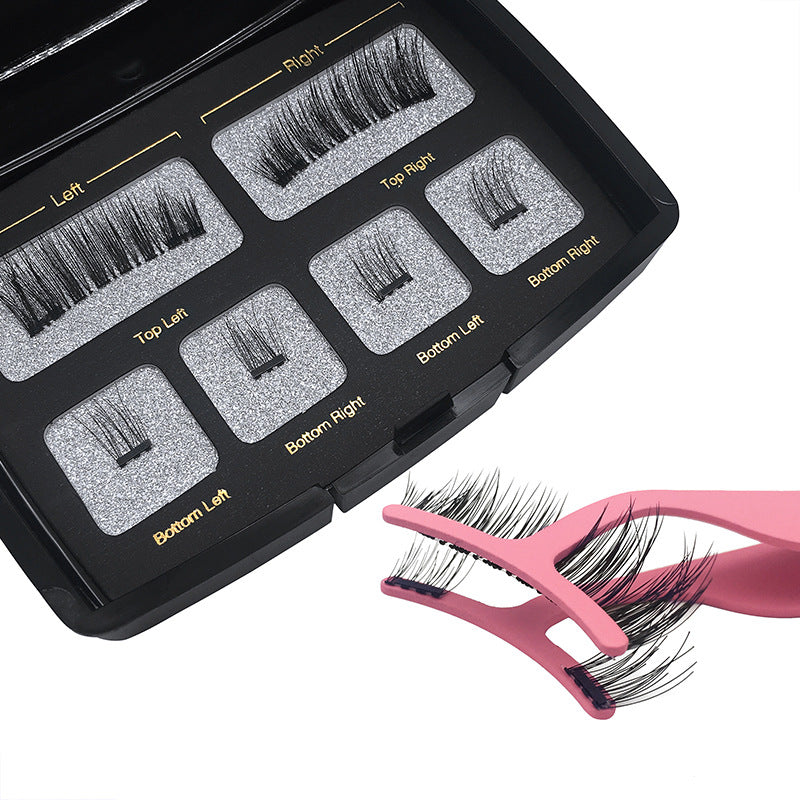 Magnetic false eyelash applicator - black eyelash curler - stainless steel beauty tool - eyelash tweezers - in stock
