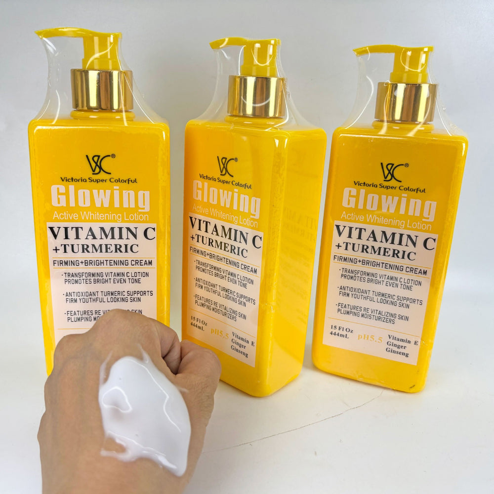 vitamin c turmeric body lotion niacinamide brightening skin tone mild moisturizing lotion 444ml export wholesale