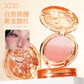 Xixi maoqu baking two-color gradient blush expansion and shrinkage color brightening and contouring all-in-one palette nature nude makeup rouge