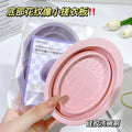 Jonbos makeup brush cleaner - cleans brushes, puffs, and beauty blenders - collapsible silicone washing bowl