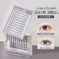 Jonbos fox self-adhesive glue-free fake eyelashesnatureartificial mom-like slanted flying eye tail lengthening single cluster eyelashes