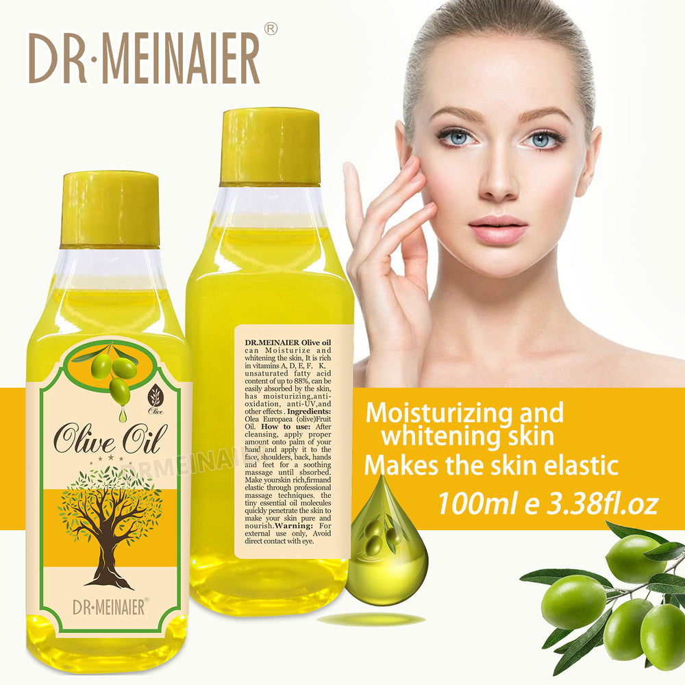 olive oil moisturizing facial & body oil - hair care, spa massage oil, 100ml