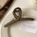 Spring and summer new arrival oversized classy matte gripper french retro shark clip hair clip high-looking clip headwear
