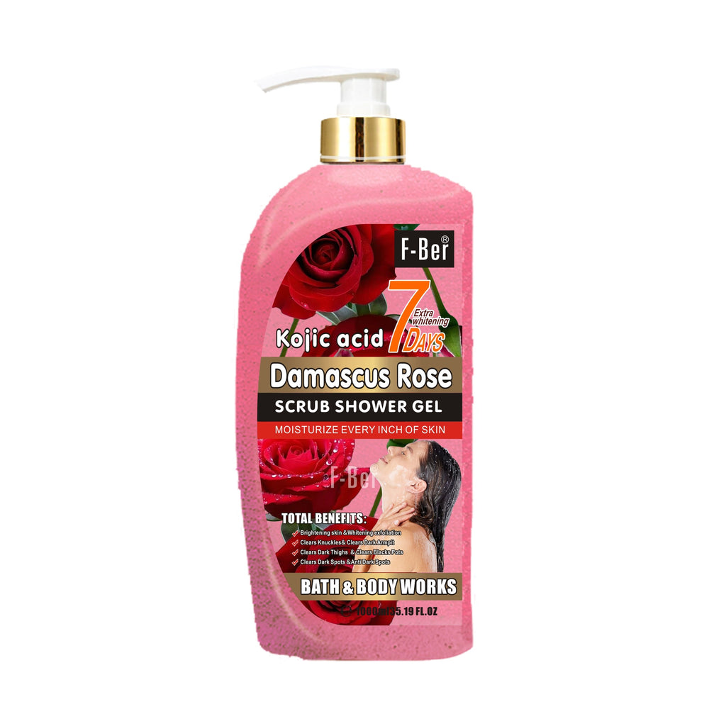 fruit scrub shower gel - moisturizing, deep cleansing, brightening carrot body wash 1000ml - for international trade