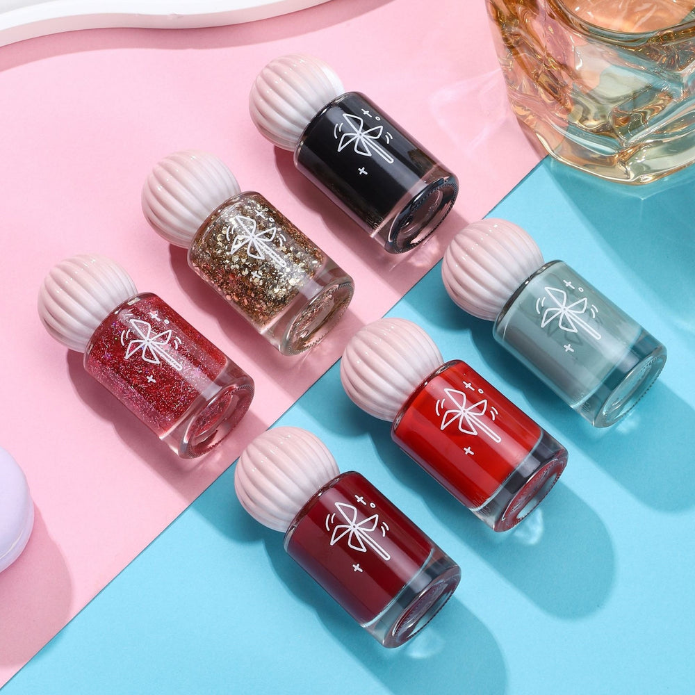 Bk nail polish - oil-based, peel-off, no-bake, quick-drying, colorful bottles - brick & mortar, student nail polish, summer new arrivals