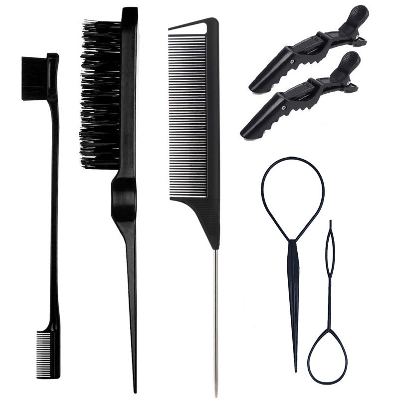 Friendly manufacturer highlights comb tip tail comb hairdressing comb hair salon hair dyeing comb steel needle hair tail comb