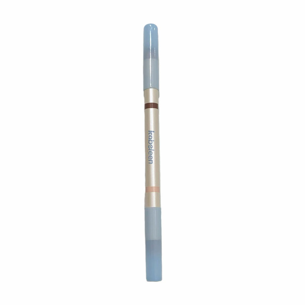 Kobeleen vivid colorful double-ended silkworm pen brightens the bottom to shadow contouring waterproof multi-purpose pen