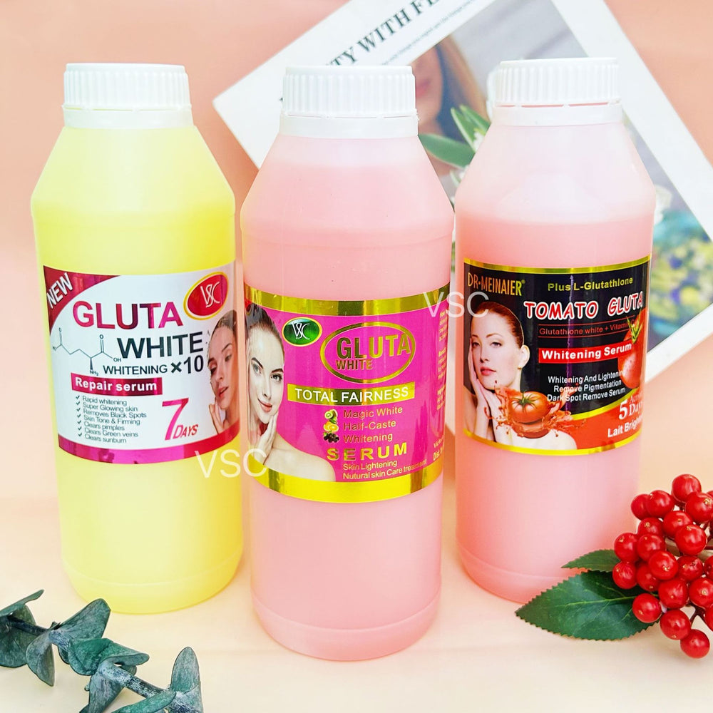 exclusive supply of brightening glutathione essence liquid 1000ml hydrating aha fruit acid essence water foreign trade wholesale