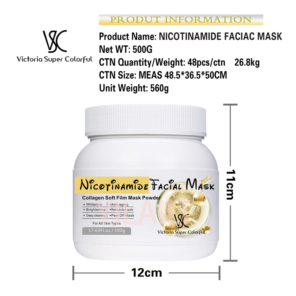 rose soft mask powder moisturizing and hydrating bottled facial mask powder factory processing export wholesale 500g