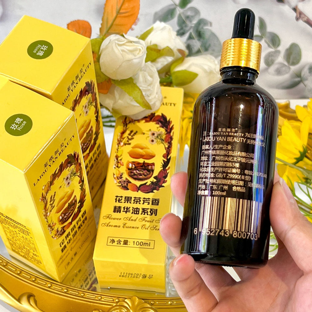 floral fruit tea aromatic essential oil, facial and body dual-use moisturizing and brightening rose nourishing essence oil 100ml