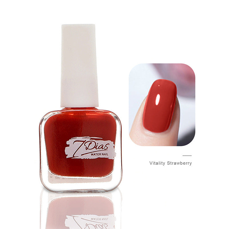Nail polish manicure shop no-bake quick-drying long-lasting non-tearable fall and winter water-based non-peelable transparent nude nail polish