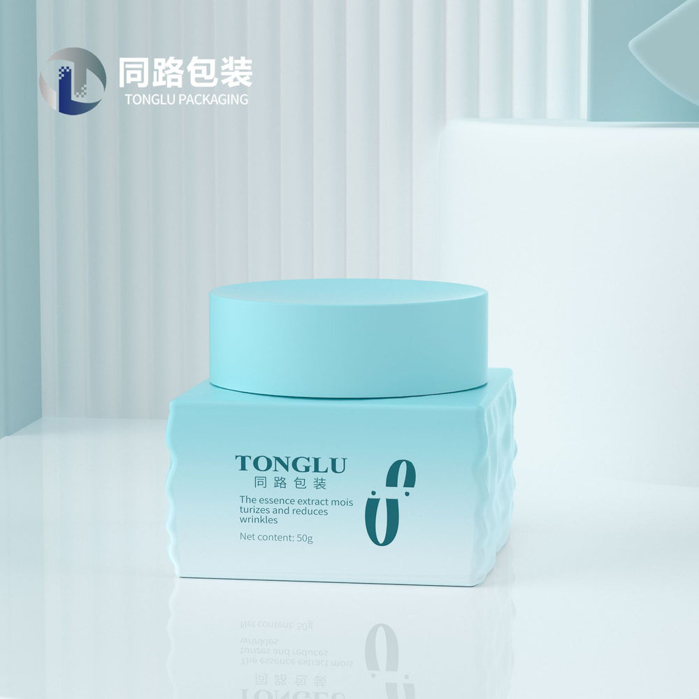 120g/50g luxury water ripple cream jar - tone-up cream/facial cream jar - cosmetic glass bottle - empty bottle - custom manufacturer