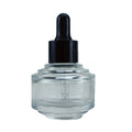 New cosmetic glass bottle packaging material 30ml essential oil glass bottle plastic tip dropper original liquid essence dispensing bottle