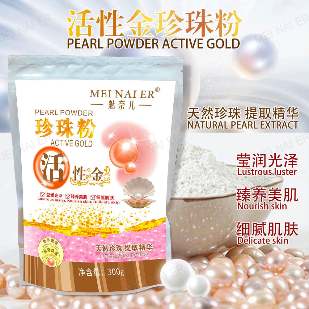 Best selling pearl powder for tender and shiny skin, improving dullness, moisturizing and nourishing color mask powder, factory direct sales and wholesale