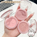 Makeup novo out of focus fixed single color blush vitality natural pink expansion color shrink color pure desire style blush palette
