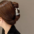 New alloy hair accessories fluffy high ponytail metal small antennae classy sense wings gripper ponytail clip back of head clip