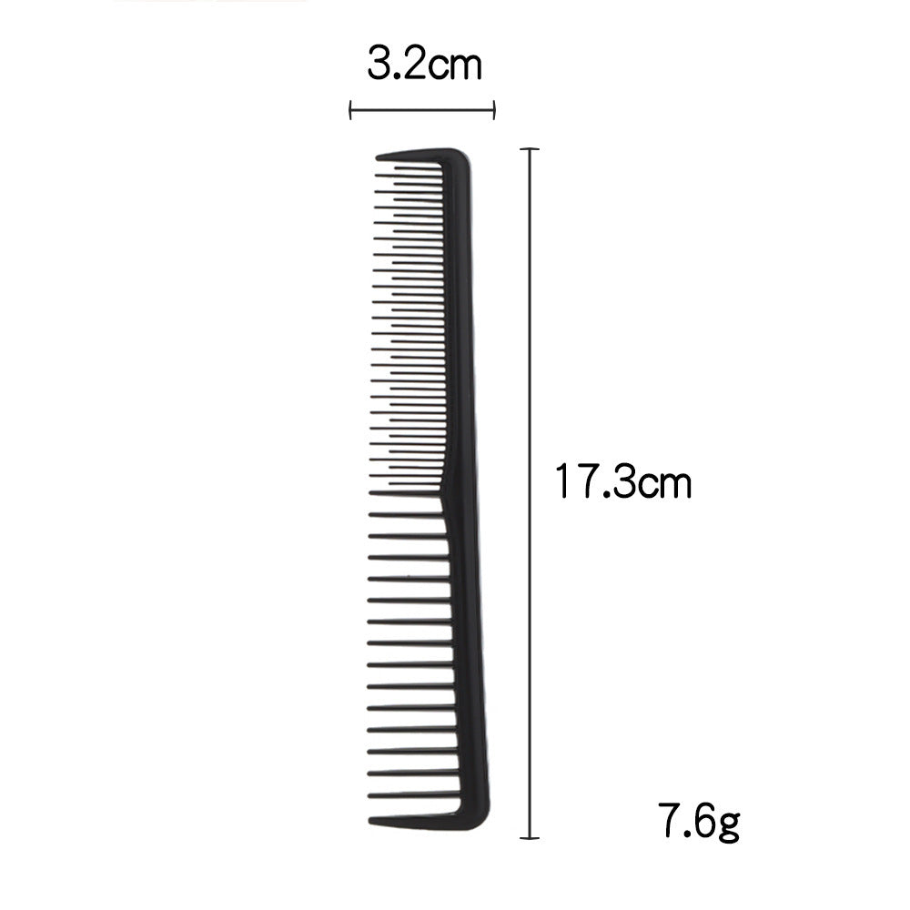 Hairdressing comb cross-border various combs barber shop special comb pointed tail dual-purpose oil head comb can be printed with logo and fixed color