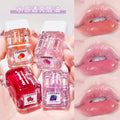 Kiss beauty watery translucent lip oil for women plump lips moisturizing lip gloss pearlescent shimmer mirror lip glaze