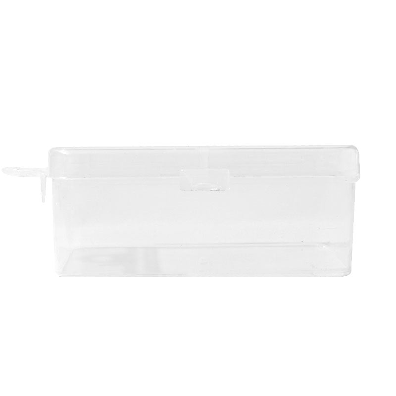 Wholesale mini plastic box - small finger puff packaging box, dustproof portable lidded jewelry storage box