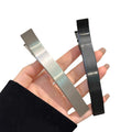 High-quality brushed metal hair clip, side clip, side bangs clip, hairpin, women's fashion new arrival one-word clip, headwear, hair accessories