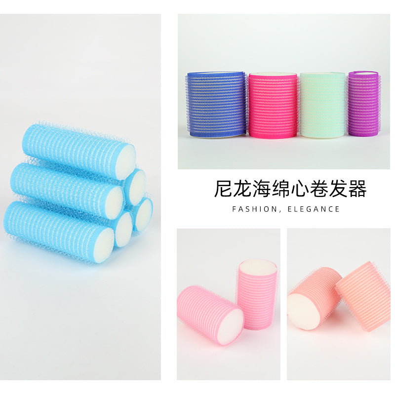 Factory direct supply new arrival sponge core hair curler pear head curling iron hair roller wavy hair curling tool wholesale