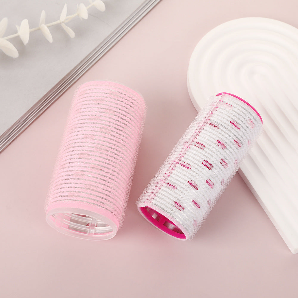 Eight-shaped bangs, long hair curls, long aluminum sheet magic self-adhesive hair curls, air bangs, large wavy curling barrel