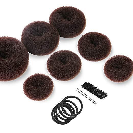 New arrival: cross-border hot-selling donut hair bun maker & hair accessory set - korean & japanese style hair accessories, bridal braiding kit