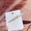 24# gold-tone pearl bobby pin 9cm [fishing line]