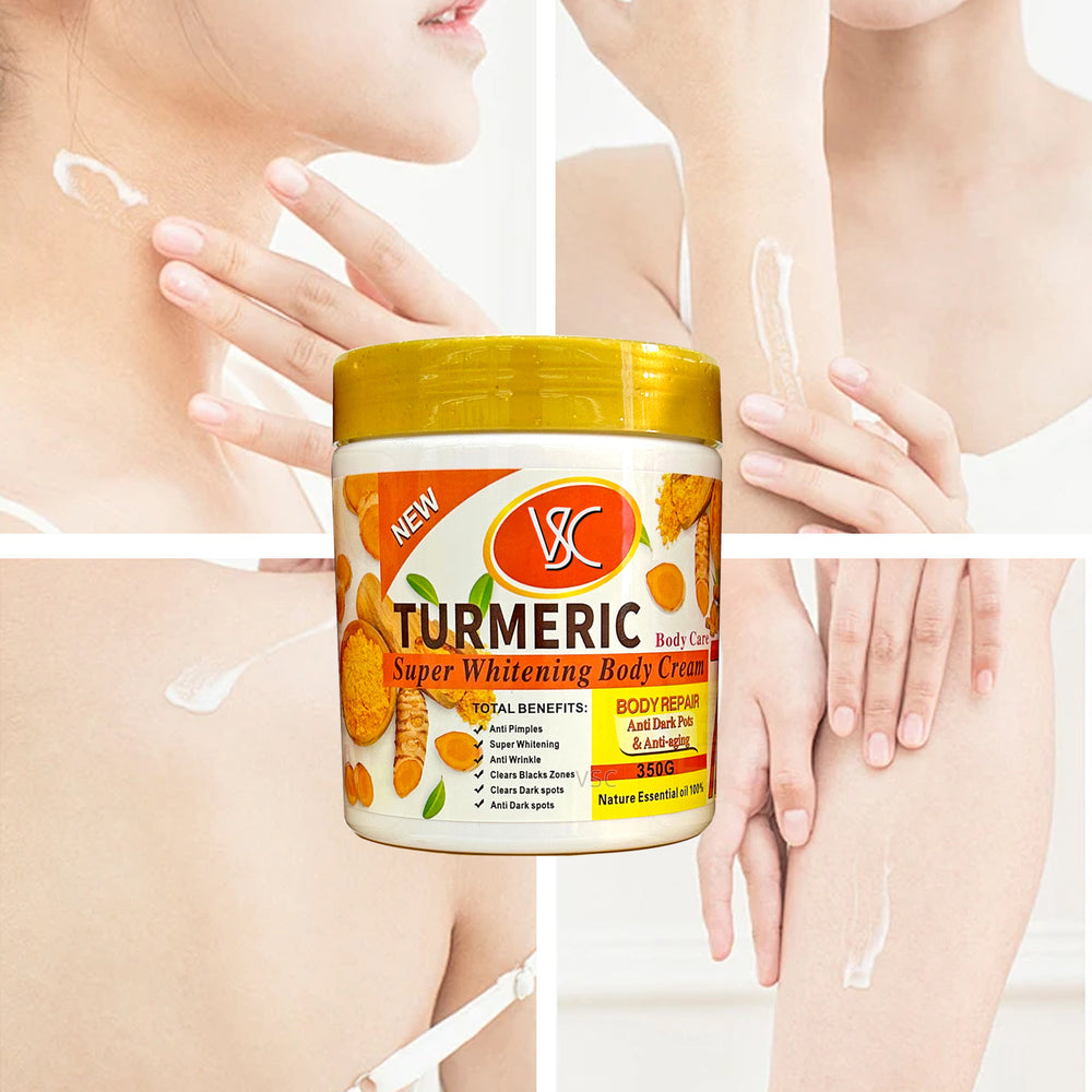 turmeric body cream facial body brightening moisturizing turmeric face cream 350g moisturizing skin care export wholesale