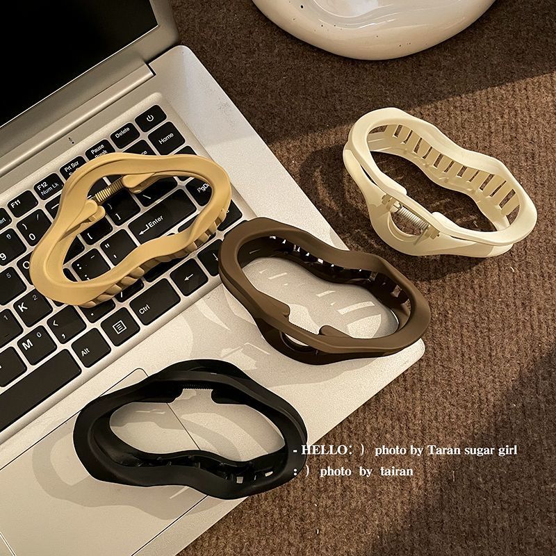 Casual frosted cloud gripper large women's new arrival hair clip on the back of the head shark clip elegant hairpin classy headwear