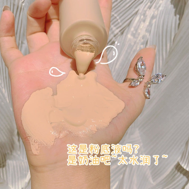 Makeup xixi hydrating repair foundation for women - concealer, moisturizing, oil control, long-lasting, waterproof, sweat-proof, non-transferable foundation cream