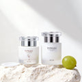 Minimalist glass cream jar - face cream bottle - travel-sized portable cosmetic container - eye cream sample bottle - customizable