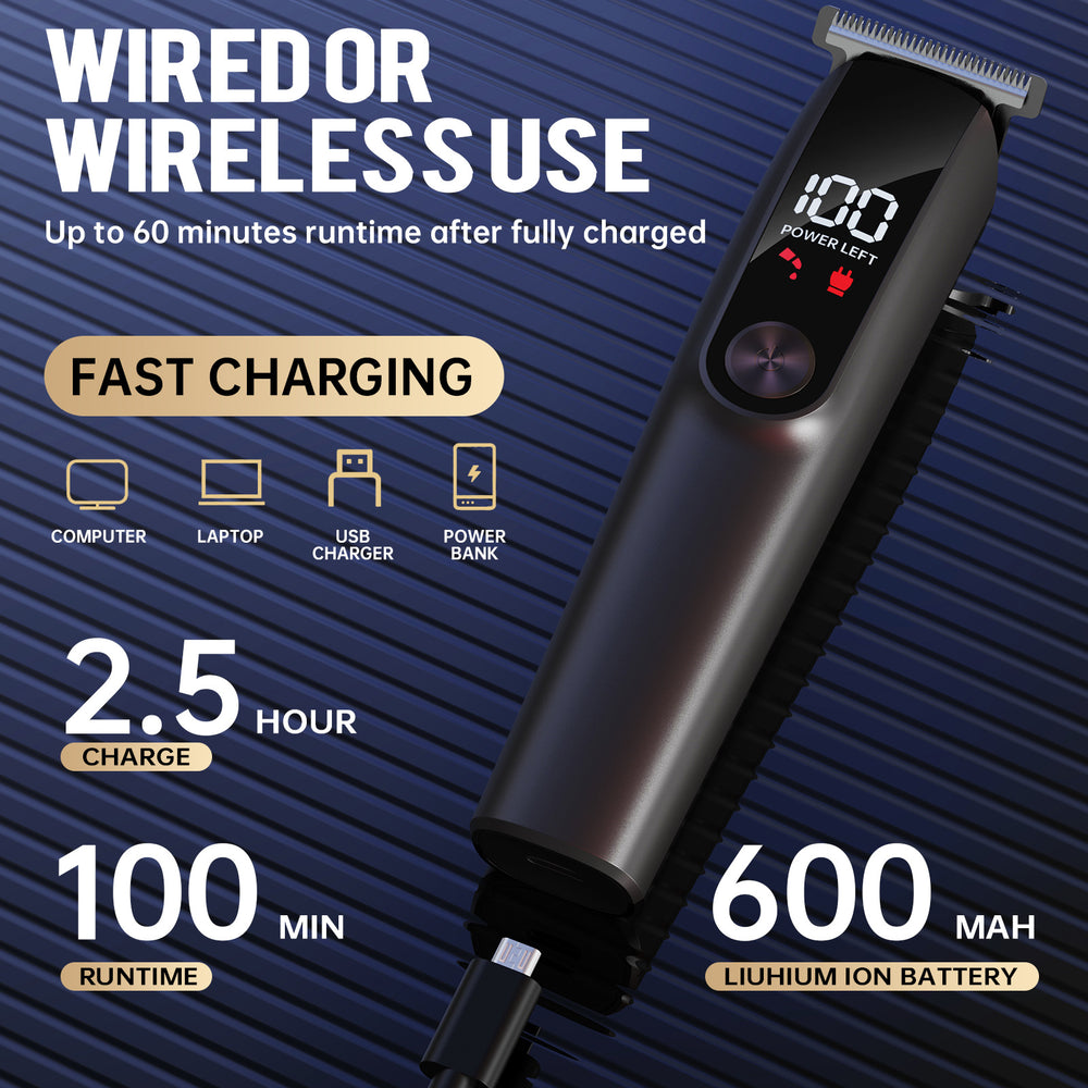 multifunctional hairdressing set rechargeable electric hairdresser amazon popular waterproof clipper oil head for home