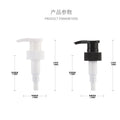 28 teeth black glossy lotion pump head 32 teeth threaded press pump head shampoo shower gel care pump head