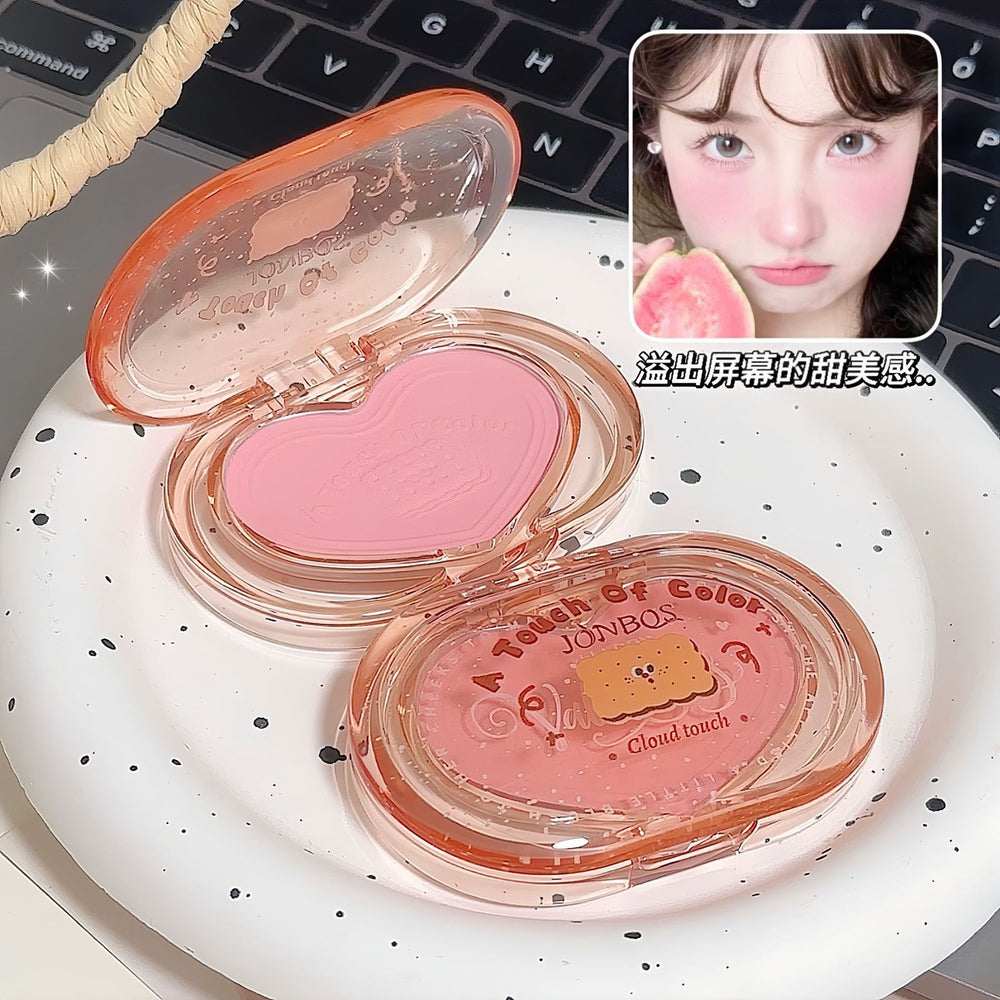 Jonbos cookie mood blush low saturation nude korean pure desire style female student pseudo plain rouge