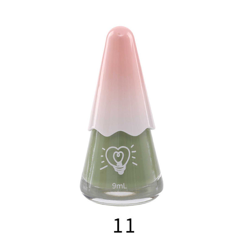 Nail polish, no baking, quick drying, tearable, water-based, peelable, wholesale, autumn and winter, cherry, hand and foot nail polish wholesale