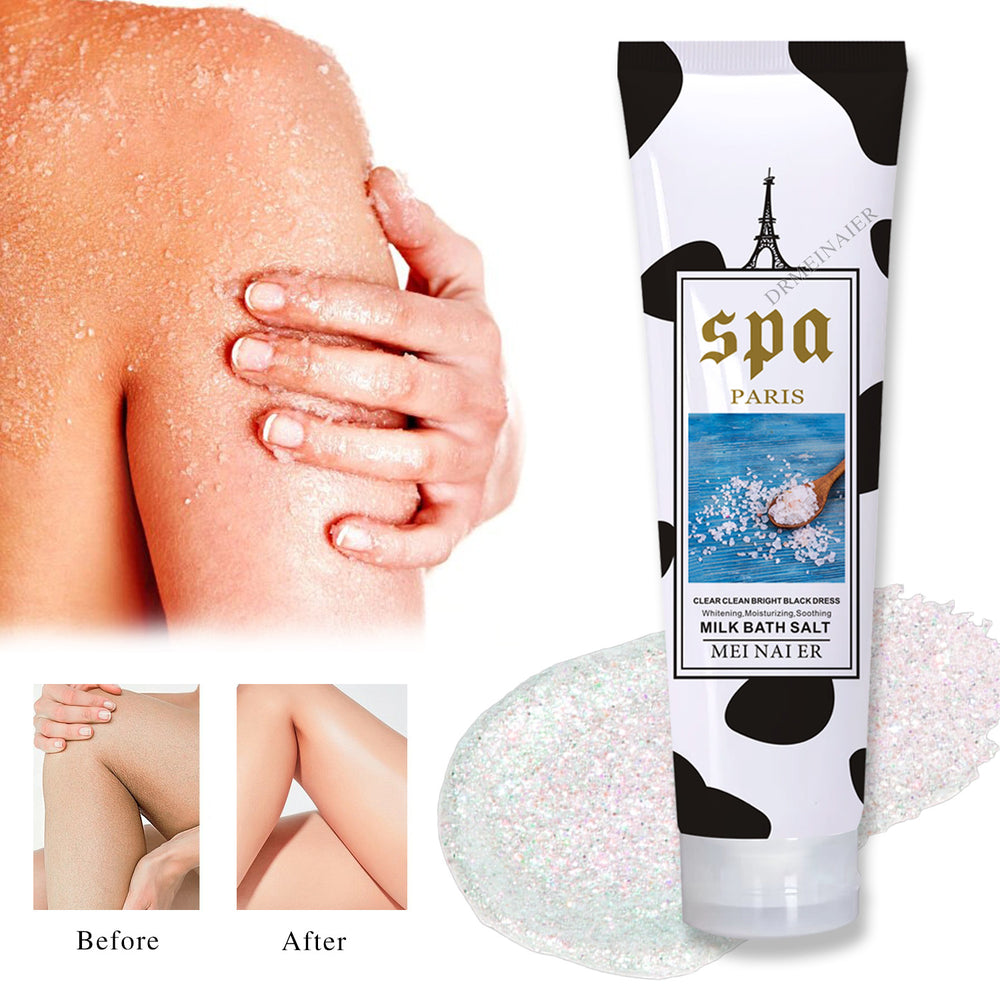 export exfoliating bath salt scrub - deep cleansing, exfoliating, and rejuvenating for face and body