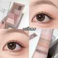 Gege bear layered eyeshadow palette - low saturation, shimmer, matte, blush & contour all-in-one
