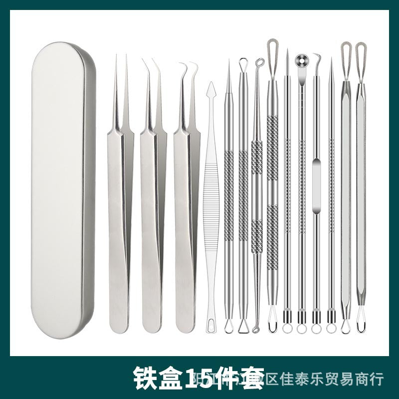 Stainless steel acne needle acne needle acne clip cell clip blackhead removal squeeze acne tweezers beauty tools manufacturer wholesale