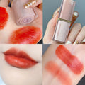 Herorange crystal square tube lipstick - women's velvet matte, smudge-proof, everyday nude, brightening lipstick