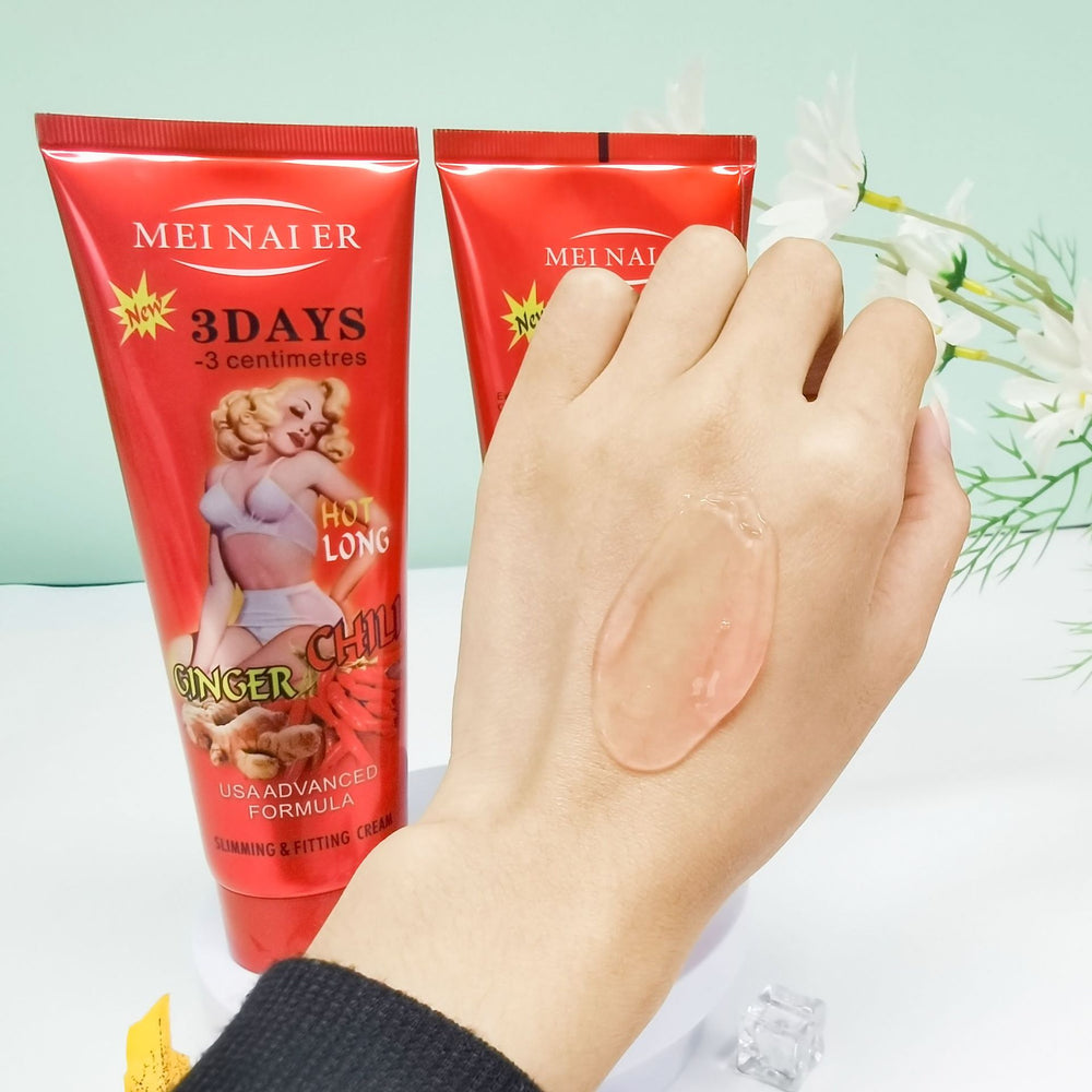 red pepper firming cream, ginger heating massage gel, firming body care body cream, export wholesale