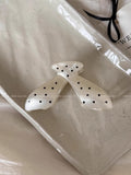 Summernew arrival black and white polka dot gripper for women's back of head fashioncasual hair clip shark clip hairpin classy hair clip