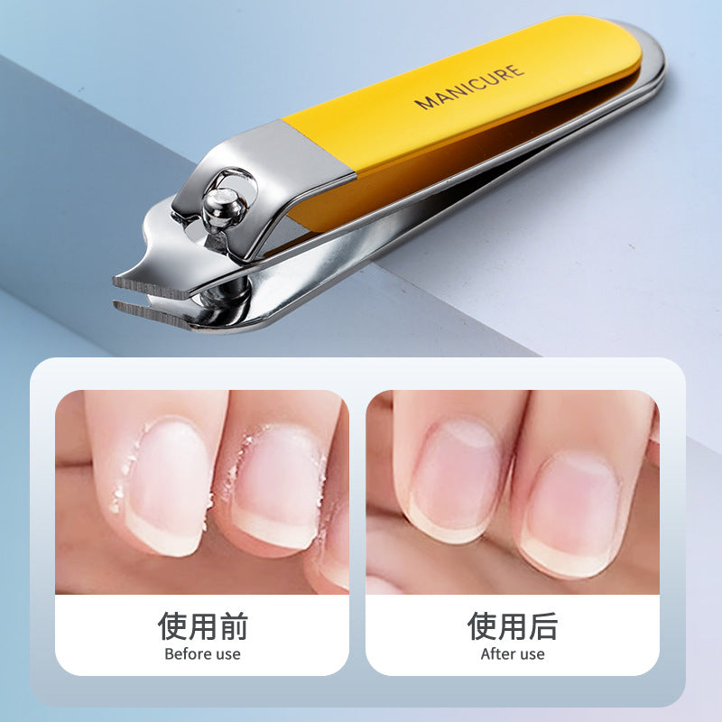 Nail clipper suit complete set of nail clippers manicure clippers for home slanting pedicure nail tools beauty set gift printing